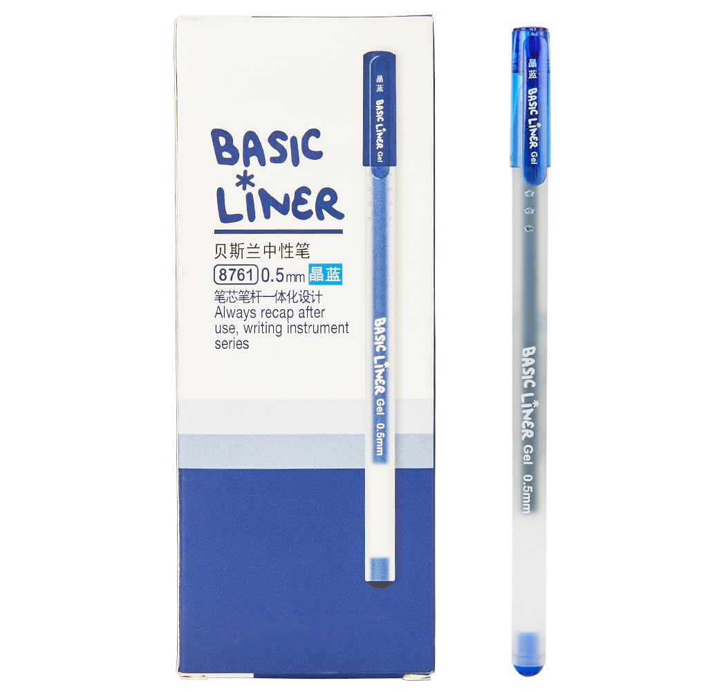 Amazon.com: czxwyst 8761 Basic Liner Gel Ink Pens 0.5mm Fine Point